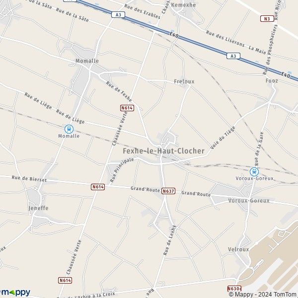 La carte pour la ville de 4347 Fexhe-le-Haut-Clocher