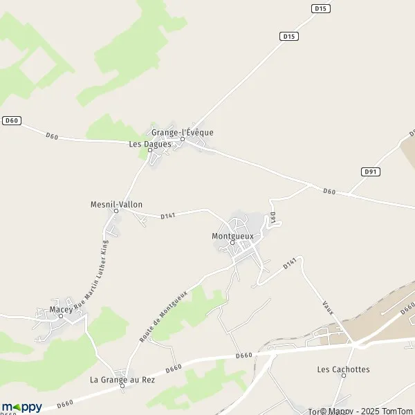 Carte Clos Saint-Gilles, 10300 Montgueux