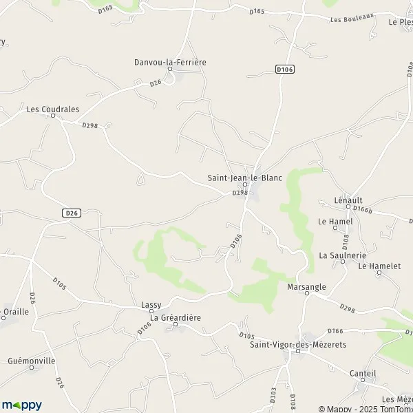 Carte Les Treize Vieilles, 14770 Terres de Druance