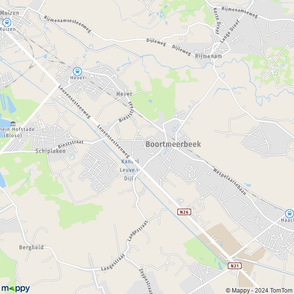 La carte pour la ville de 1910-3191 Boortmeerbeek
