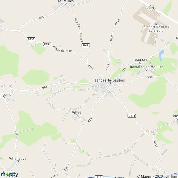 Plan Rochefort : carte de Rochefort (41190) et infos pratiques