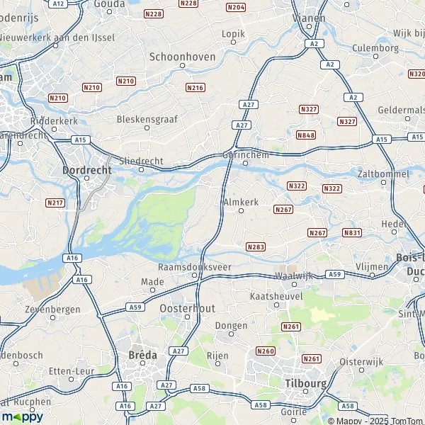 La carte pour la ville de Altena 4251-4288