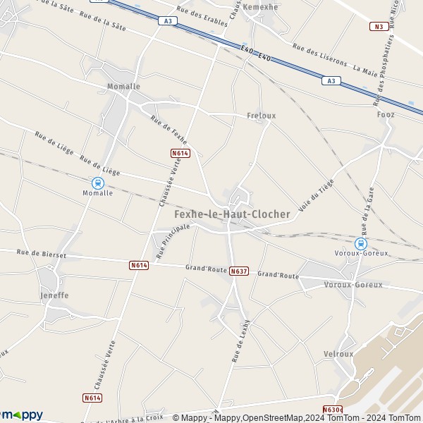 La carte pour la ville de 4347 Fexhe-le-Haut-Clocher