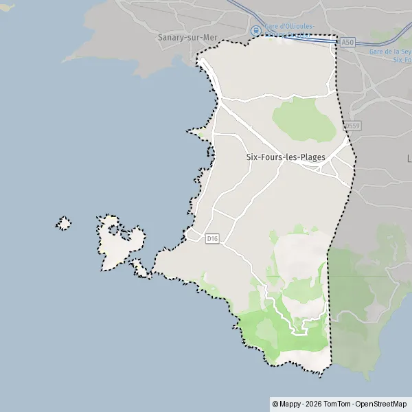 Plan Six Fours les Plages Carte De Six Fours les Plages 83140 Et 