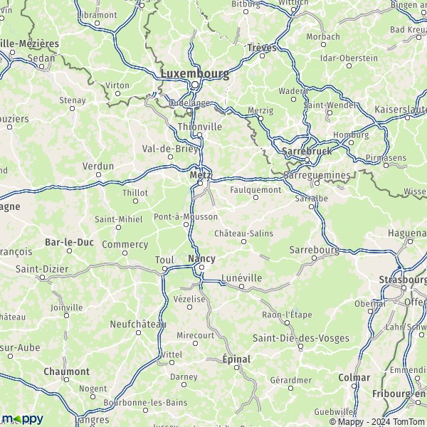 Carte Meurthe-et-Moselle : Plan De Meurthe-et-Moselle Et Infos ...