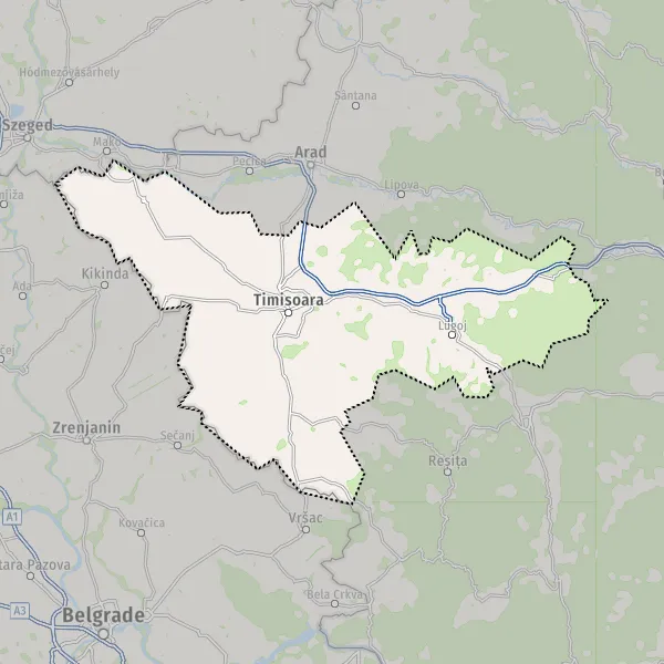 Carte Timiș : plan de Timiș et infos pratiques - Mappy